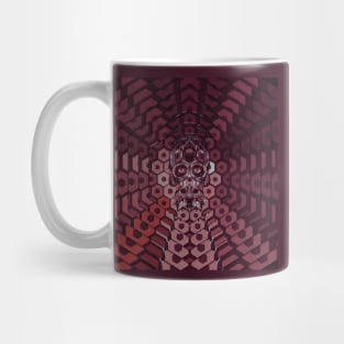 Electroluminated Skull Radiate - Sangria Mug